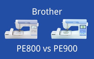 Brother PE800 대 PE900: 장단점