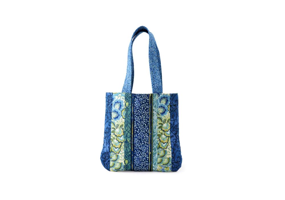 Floral Strips Bag - Sewhubs