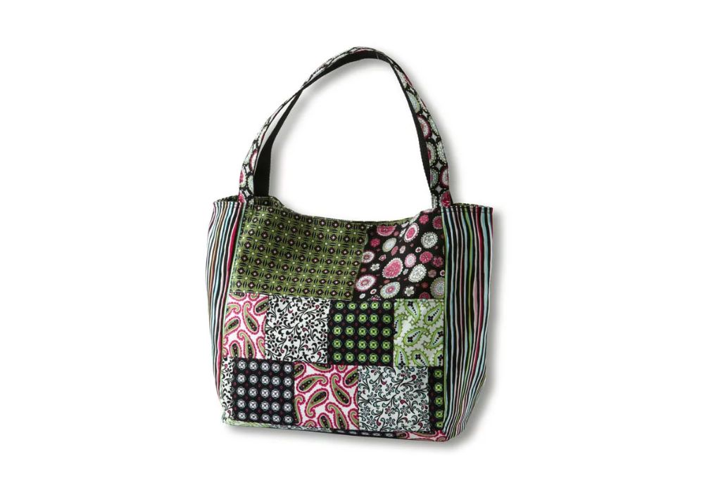 Paisley & Print Patchwork Bag - Sewhubs