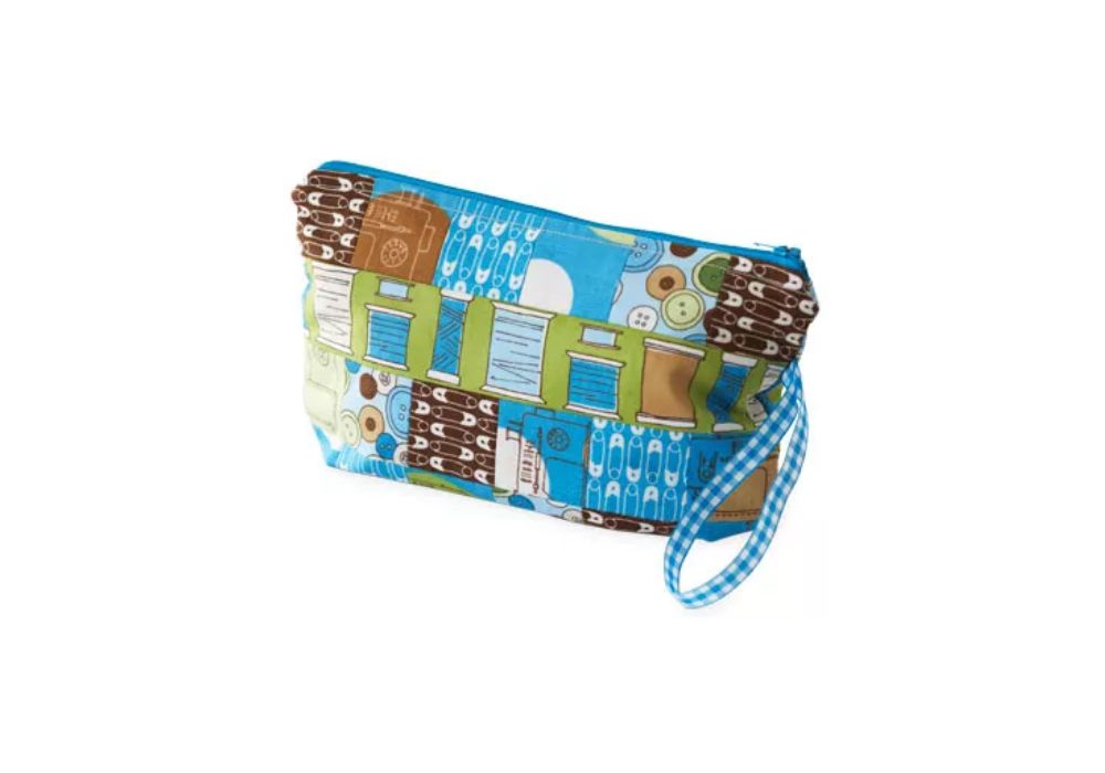 Pieced Sewing Wristlet - Sewhubs