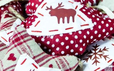 Ideas y consejos para hacer adornos navideños de tela sin coser